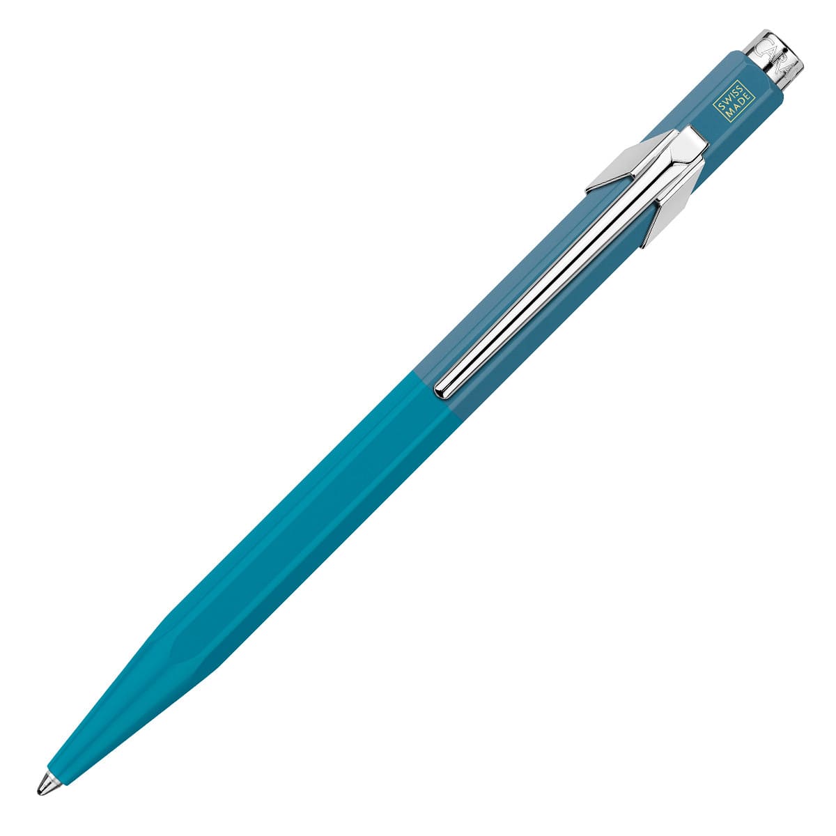 Caneta Esferográfica Caran d'Ache 849 Paul Smith Cyan Steel